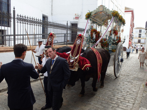 Ox Cart Prosession and Ceremony.